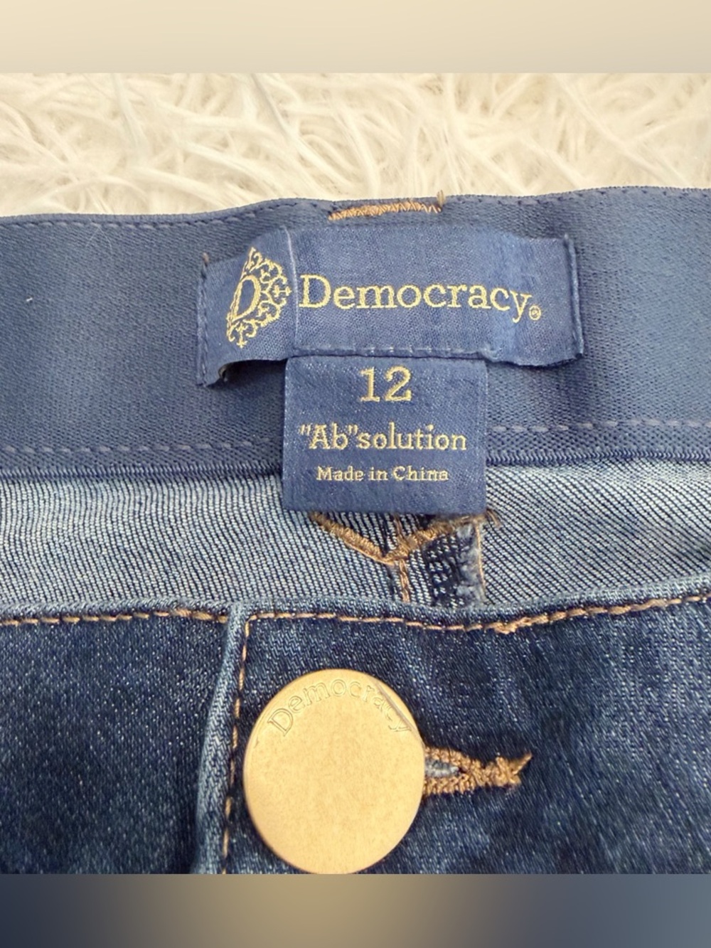 Democracy Absolution Wide Leg Jeans Medium Wash 12 Slimming - Picture 3 of 8